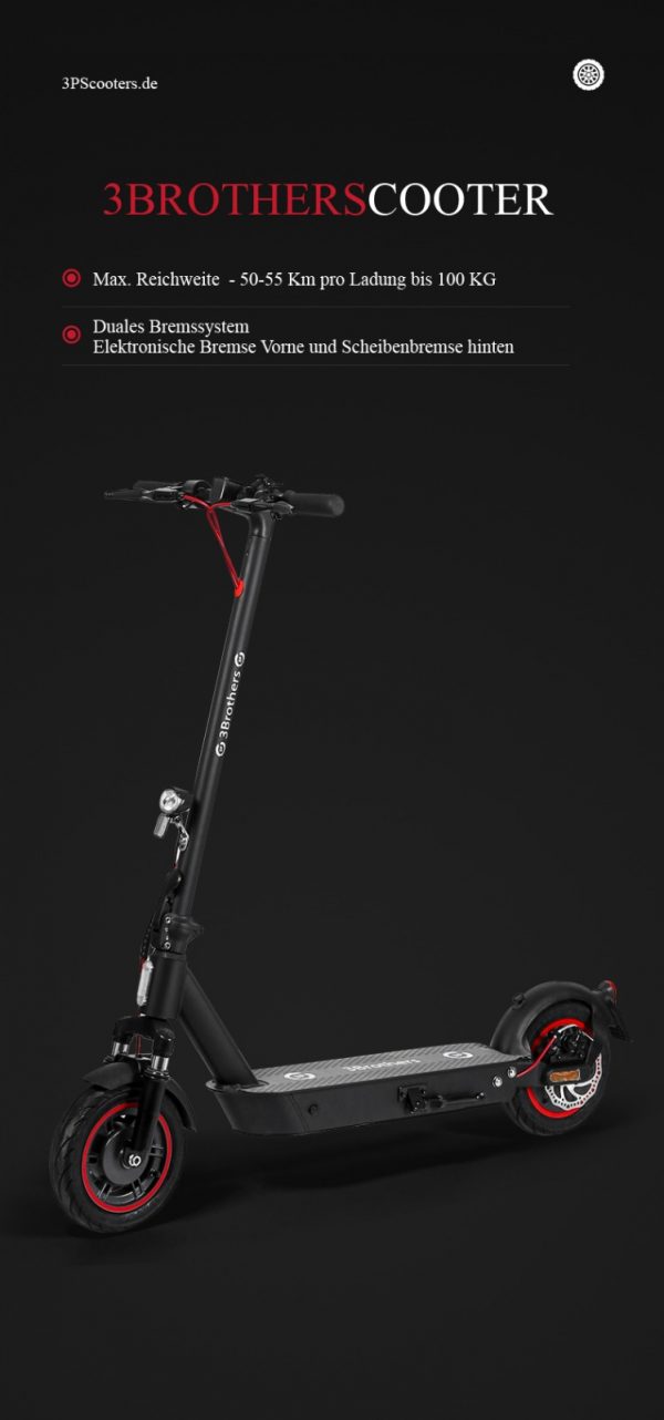 3Brothers Kick-Scooter Powered by 3PScooters
