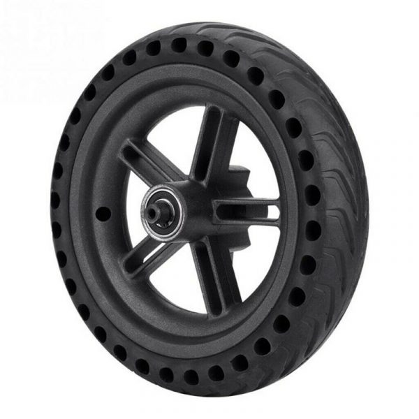 CityBlitz Reifen hinten mit Felge Bremsscheibe Vollgummi