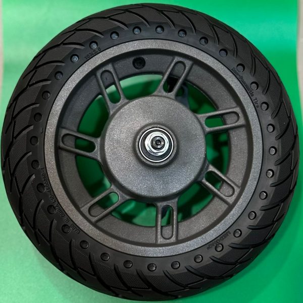 60/70-6.5 Ninebot G30D G30LD 2 Gen Reifen Schwarz mit Vollgummi Felge Bremse – Bild 2