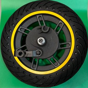 Alternative view of 60/70-6.5 Ninebot G30D G30LD 2 Gen Reifen Gelb mit Vollgummi Felge Bremse