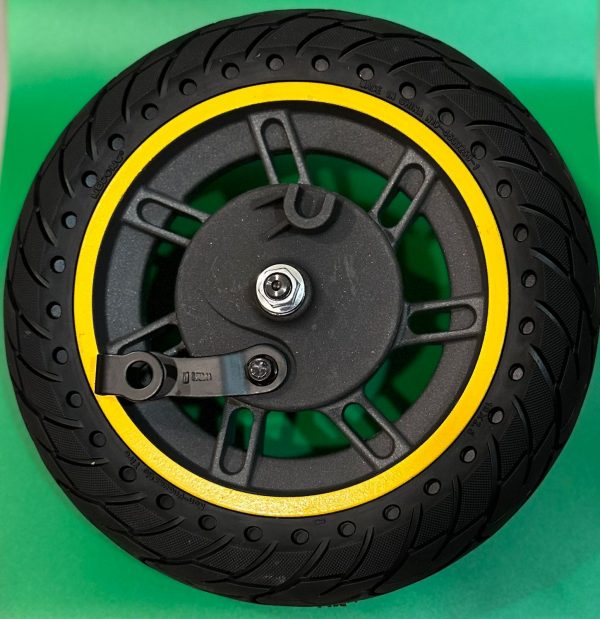 60/70-6.5 Ninebot G30D G30LD 2 Gen Reifen Gelb mit Vollgummi Felge Bremse – Bild 2