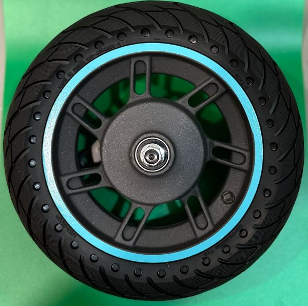 60/70-6.5 Ninebot G30D G30LD 2 Gen Reifen Blau mit Vollgummi Felge Bremse – Bild 2