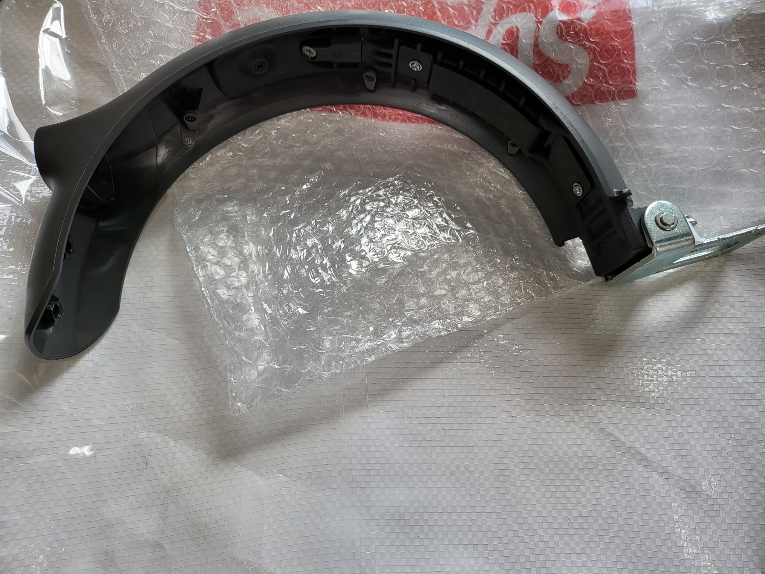 Ninebot E22D E25D E40D Original Komplett Kotflügel mit Licht Metall Rear Fender – Bild 2