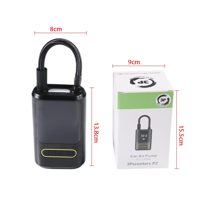 E-Scooter Pumpe für verschiedene Marken bei 3Pscooters - Universell einsetzbar – Bild 3