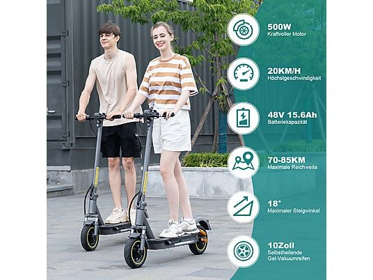 EVERCROSS EV10S MAX 15.6 Mah Faltbarer Elektroroller (ABE) – Bild 3