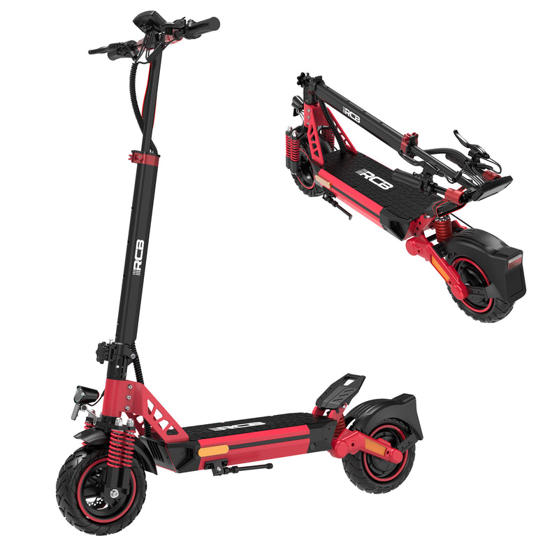 RCB D5 Rot Abe Scooter Elektroroller (RCB Tech D5 Rot) – Bild 3