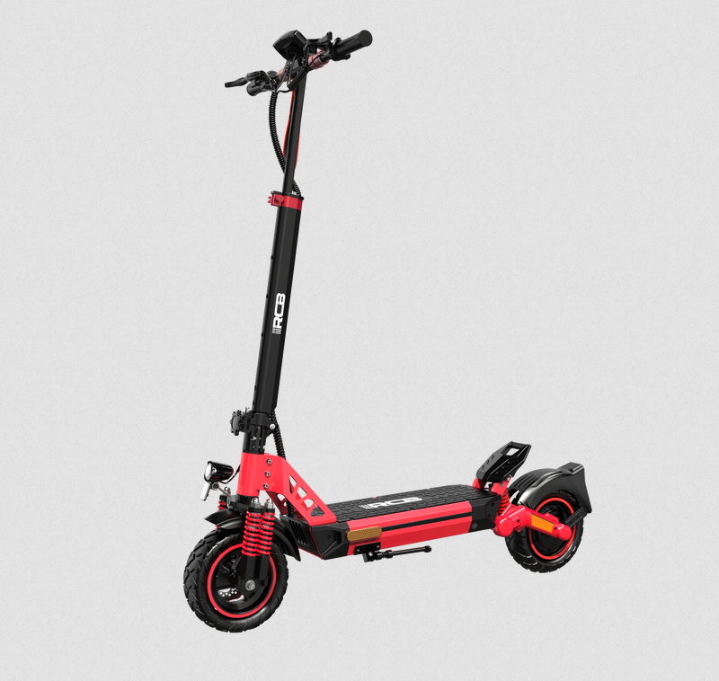 RCB D5 Rot Abe Scooter Elektroroller (RCB Tech D5 Rot) – Bild 2