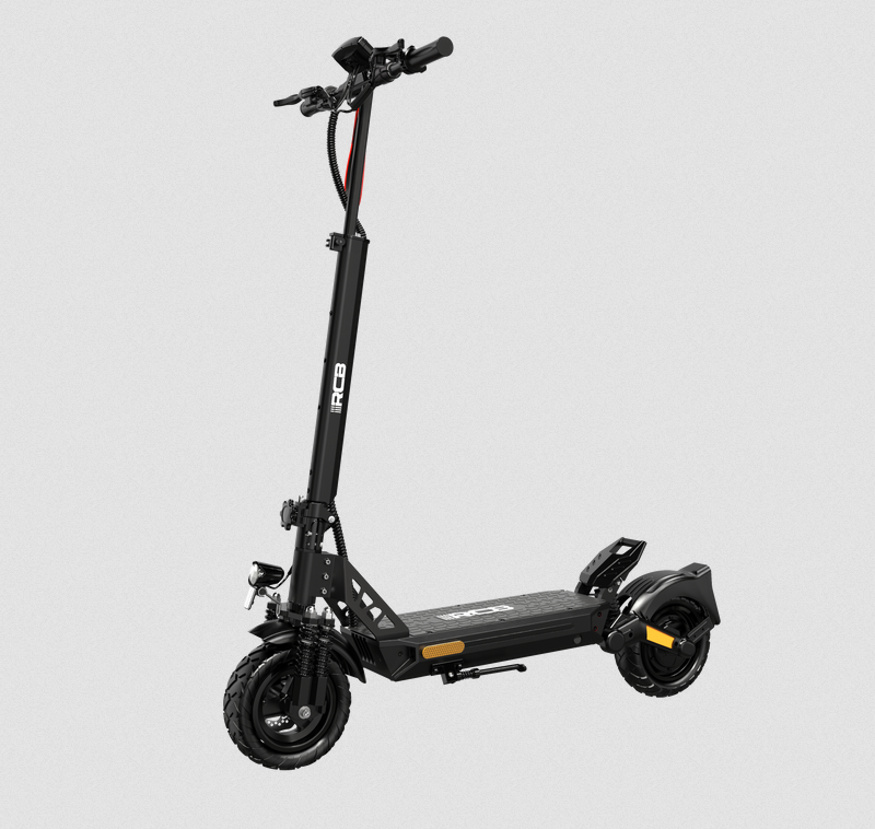 RCB D5 Schwarz Abe Scooter Elektroroller (RCB Tech D5 Schwarz) – Bild 2