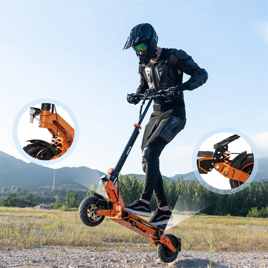 RCB D7 ABE Elektroroller (RCB TECH D7) Orange – Bild 5