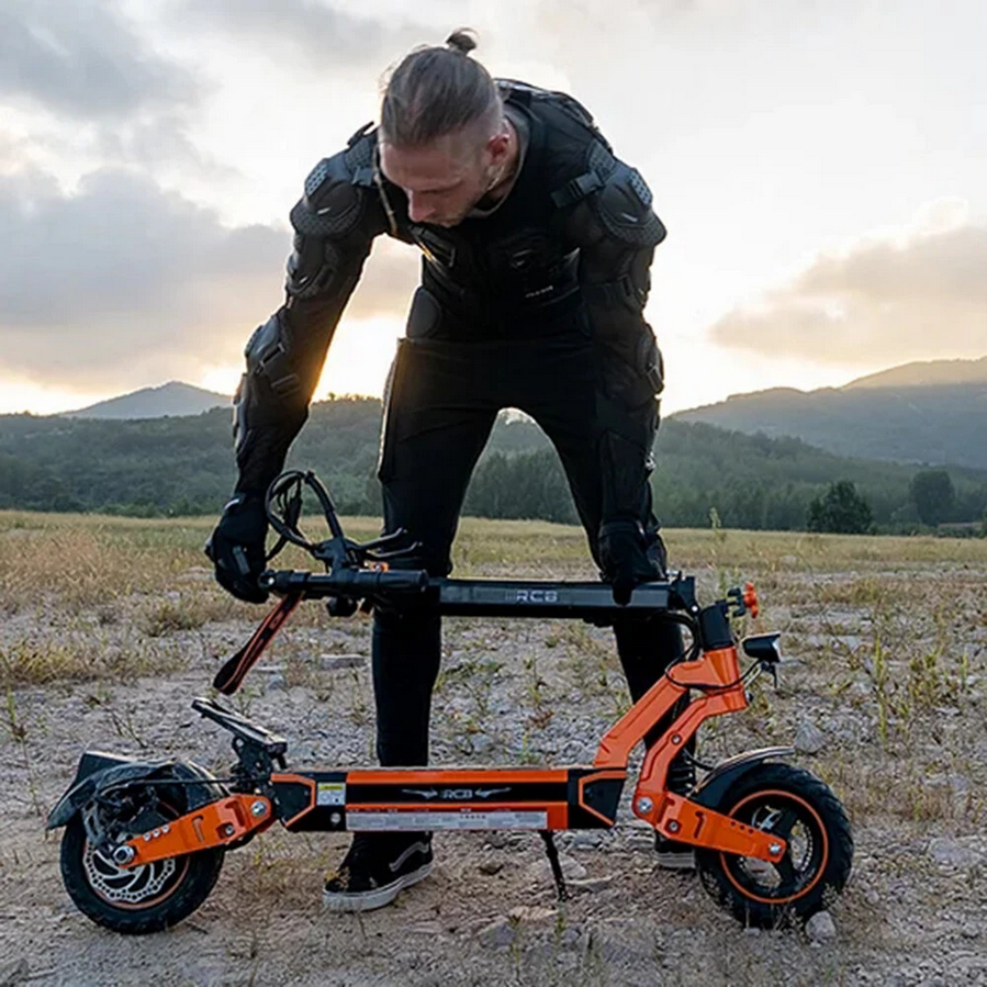 RCB D7 ABE Elektroroller (RCB TECH D7) Orange – Bild 4