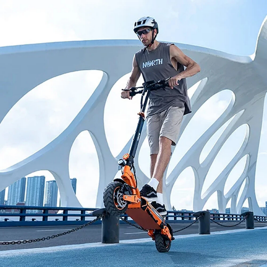 RCB D7 ABE Elektroroller (RCB TECH D7) Orange – Bild 3