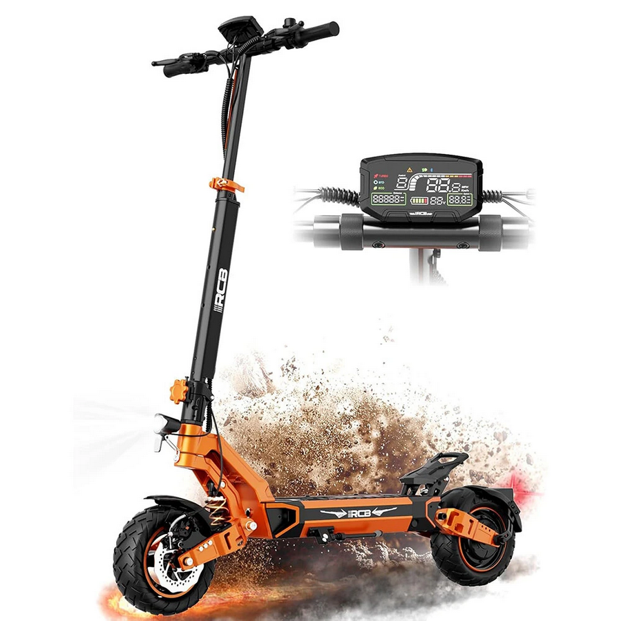 RCB D7 ABE Elektroroller (RCB TECH D7) Orange – Bild 2